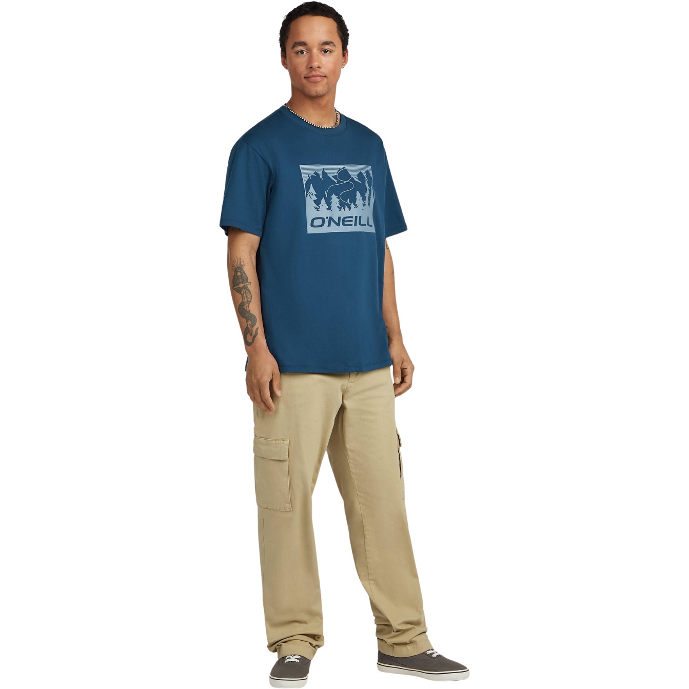 2026 O'Neill Mens Must-Have Front Print T-Shirt 2850393 - Regal Blue